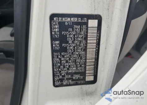 2011 Nissan Juke S from USA, damaged, VIN JN8AF5MR5BT023630